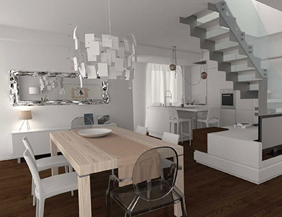 Cucina-soggiorno (vista 2)